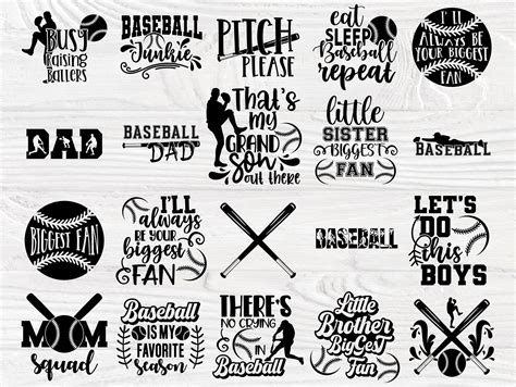 Download Baseball SVG Bundle, Sports Svg Silhouette
